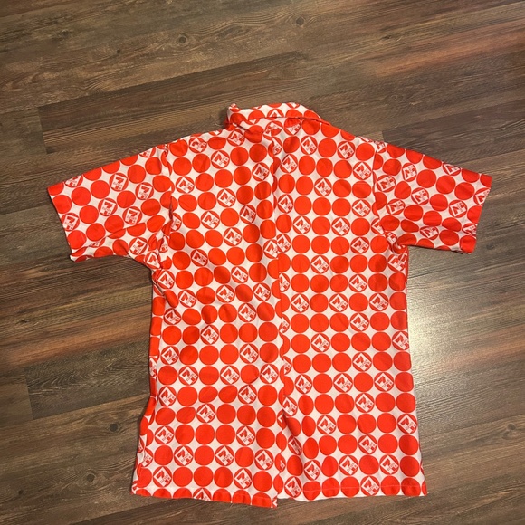 Vintage 70s 7/11 Uniform Polyester Shirt Size S - Picture 6 of 7